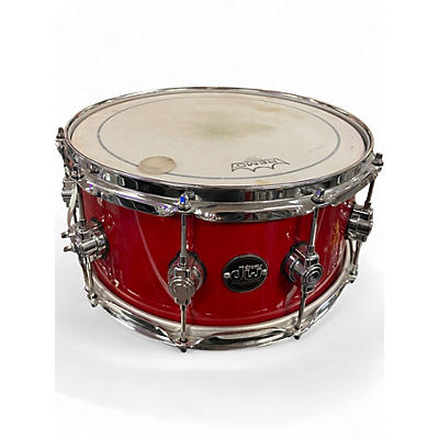 Used DW 14X7 Performance Series Snare Black Cherry Drum