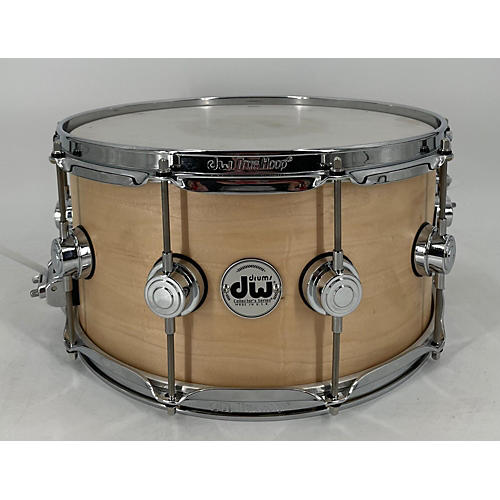 DW Used DW 14X8 Collector's Series Maple Snare Drum Natural Natural 216