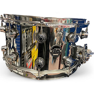 Used DW 14X8 Performance Series Steel Snare Chrome Drum