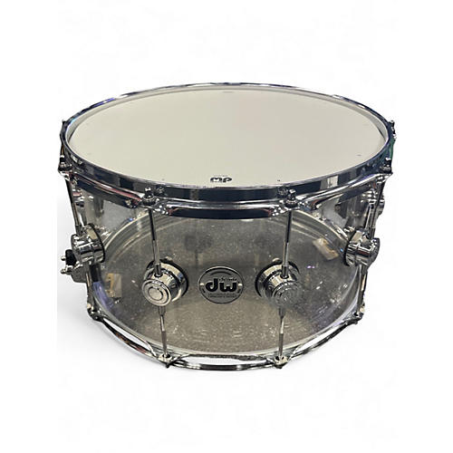 Used DW 14in ANNIVERSARY ACRYLIC Clear Drum Clear 33
