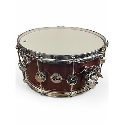 Used DW 14in COLLECTORS PURPLE HEART NATURAL PURPLE HEART Drum