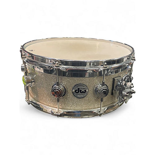 Used DW 14in Collector's Series Custom Crafted 1 of 1 Pearl White Drum Pearl White 33