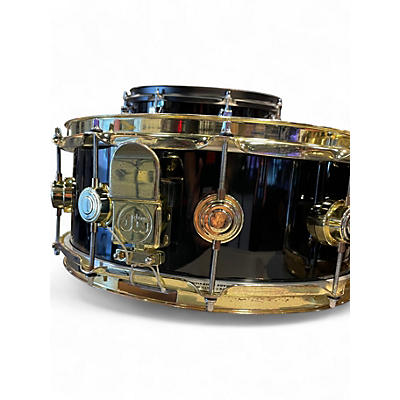 Used DW 14in Collector's Series Maple Snare Black and Gold Drum