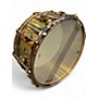 Used DW 14in Collector's Series Polished Brass Snare BRASS Drum BRASS 33