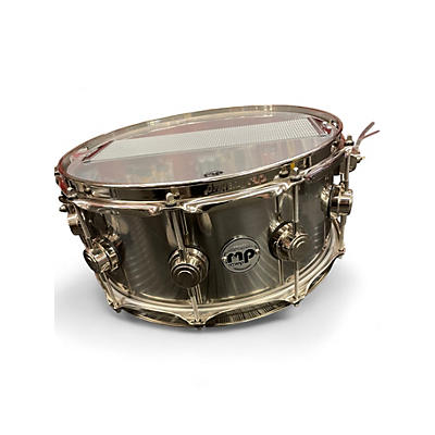 Used DW 14in Collector's Series Stainless Steel Snare Stainless Steel Drum