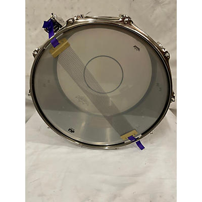 DW Used DW 14in Collector's Series Steel Snare Drum Polished Steel