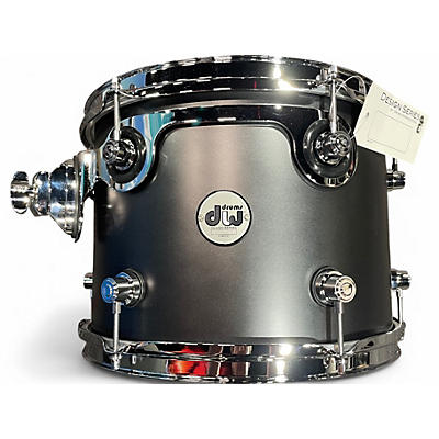 Used DW 14in Design Series 9X14 Mounted Tom Black Satin Drum