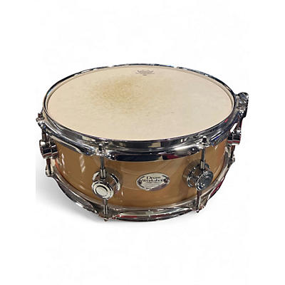 Used DW 14in Drum Workshop Snare Drum Natural Drum