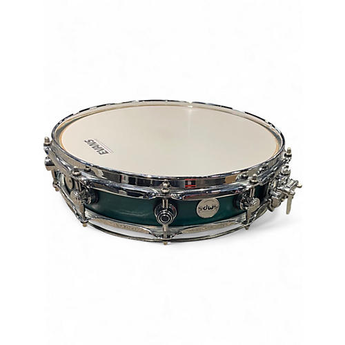 Used DW 14in PI SNARE GREEN Drum GREEN 33