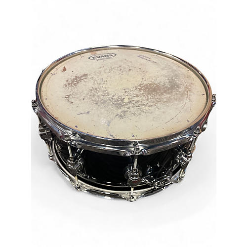 Used DW 14in Performance Series Snare Black Drum Black 33