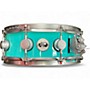 Used DW 14in Santa Monica Snare Turquoise Drum Turquoise 33