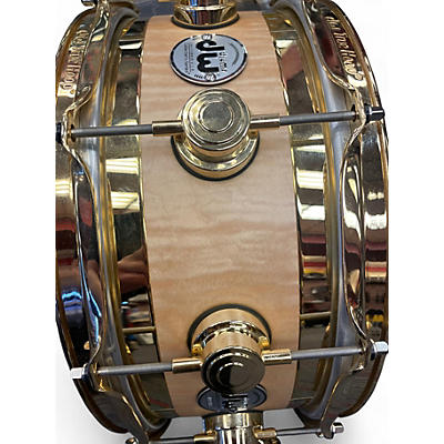 Used DW 14in collectors edge snare drum natural satin oil w/gold hdw Natural Drum