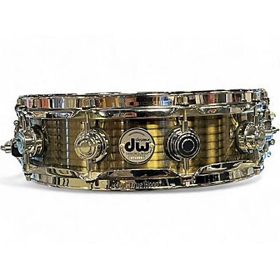 Used DW 14in collector's series vintage ribbed brass over steel Drum