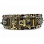 Used DW 14in collector's series vintage ribbed brass over steel Drum brass over steel 33