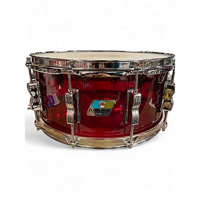Used DW 15X6.5 VISTALITE ACRYLIC VISTALITE RED Drum