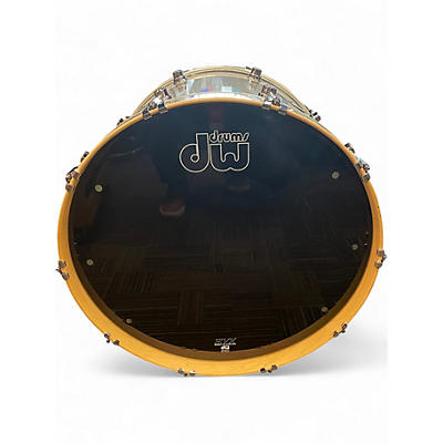 Used DW 24X18 Performance Silver Sparkle Drum