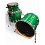 Used DW 3 Piece Collector's Series Emerald Sparkle Drum Kit Emerald Sparkle