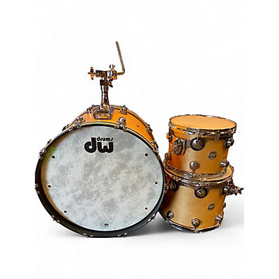 Used DW 3 Piece Collector's Series Maple Gold Badge Maple Drum Kit