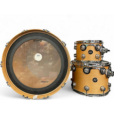 Used DW 3 Piece Collector's Series Natural Drum Kit