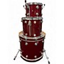Used DW 3 Piece Collector's Series Ruby Drum Kit Ruby