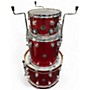 Used DW 3 Piece Collector's Series red sparkle Drum Kit red sparkle