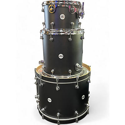 Used DW 3 Piece Design Series Black Drum Kit