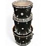 Used DW 3 Piece Design Series Black Drum Kit Black
