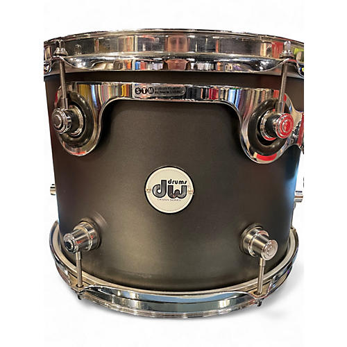 Used DW 3 Piece Design Series Satin Black Drum Kit Satin Black