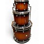 Used DW 3 Piece Design Series Tobacco Burst Drum Kit Tobacco Burst