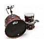 Used DW 3 Piece Drum Workshop Kit Red Maple Drum Kit Red Maple