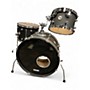 Used DW 3 Piece FREQUENT FLYER Black Drum Kit Black