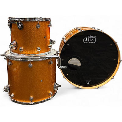Used DW 3 Piece Performance Gold Drum Kit