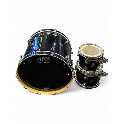 Used DW 3 Piece Performance Series Black Drum Kit