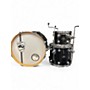 Used DW 3 Piece Performance Series Black Drum Kit Black