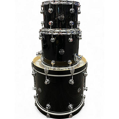 Used DW 3 Piece Performance Series Black Mirra Drum Kit