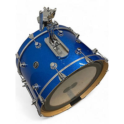 Used DW 3 Piece Performance Series Blue Sparkle Drum Kit