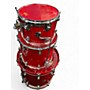Used DW 3 Piece Performance Series Cherry Drum Kit Cherry