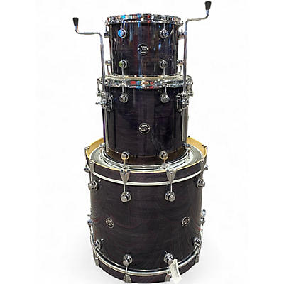 Used DW 3 Piece Performance Series EBONY STAINED LACQUER Drum Kit