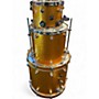 Used DW 3 Piece Performance Series Golden Sparkle Drum Kit Golden Sparkle