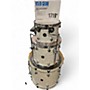 Used DW 3 Piece Performance Series Marine Pearl White Drum Kit Marine Pearl White