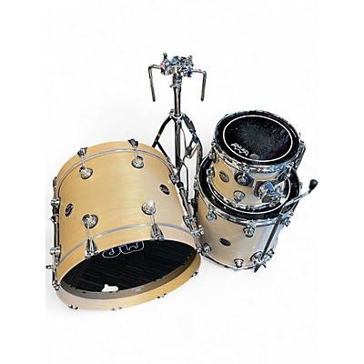 Used DW 3 Piece Performance Series Natural Drum Kit
