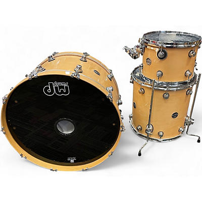 Used DW 3 Piece Performance Series Natural Gloss Drum Kit