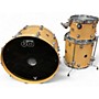 Used DW 3 Piece Performance Series Natural Gloss Drum Kit Natural Gloss