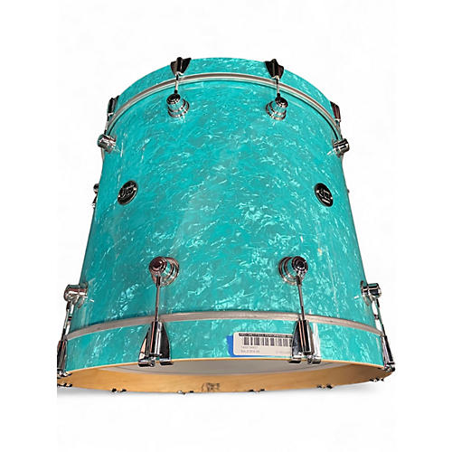 Used DW 3 Piece Performance Series Seafoam Green Drum Kit Seafoam Green