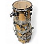 Used DW 3 Piece Performance Series Shell Pack Ply Pewter Sparkle Drum Kit Ply Pewter Sparkle