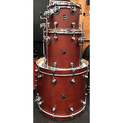 Used DW 3 piece Performance Series Walnut Drum Kit