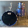 Used DW Used DW 3 piece Stage Custom Advantage 3pc Blue Drum Kit Blue