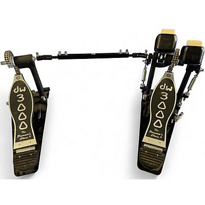 Used DW 3000 Series Double Double Bass Drum Pedal
