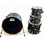 Used DW 4 Piece Collector's Maple Standard Matte Black Drum Kit Matte Black