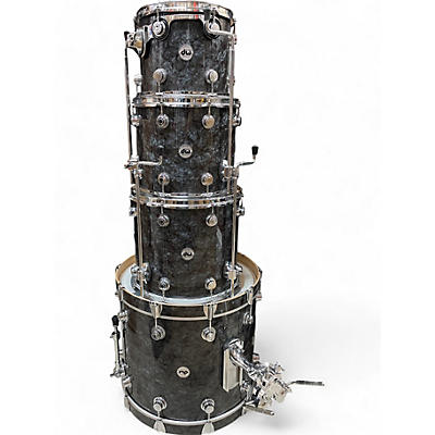 DW Used DW 4 Piece Collector's Series Black Oyster Drum Kit